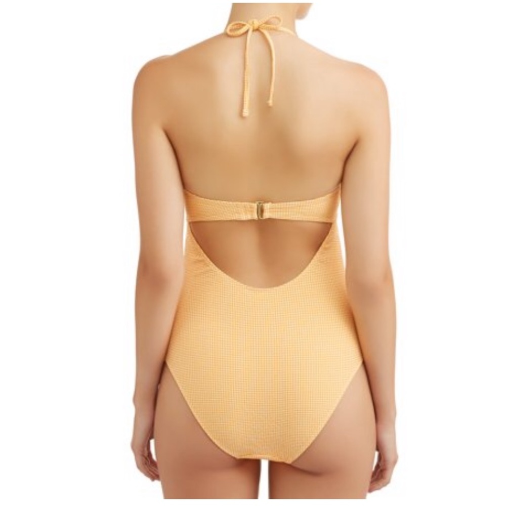 💜No Boundaries Juniors’ PiqueBunnytie 1PcSwimsuit - Picture 2 of 8